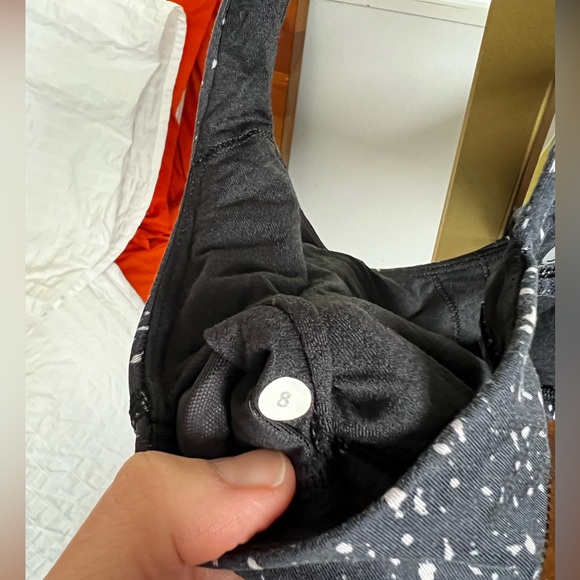 Lululemon Free To Be Bra Butterfly Texture Mink Berry Black - Picture 5 of 5